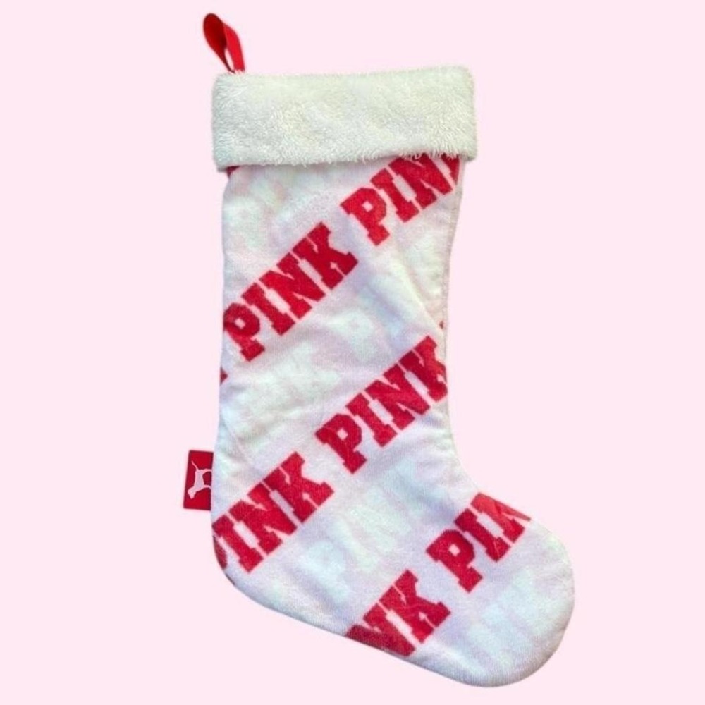 Y2K 2000s Victoria's Secret PINK Christmas stocking